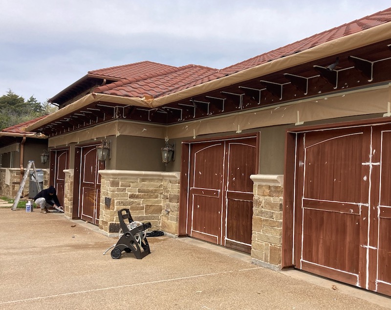 Dallas Home Exterior Preparation, Caulking During the Painting Application Process